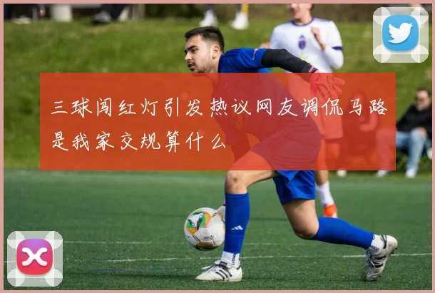 三球闯红灯引发热议网友调侃马路是我家交规算什么