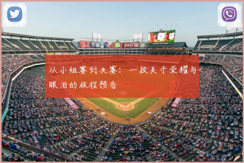 从小组赛到决赛：一段关于荣耀与眼泪的旅程预告