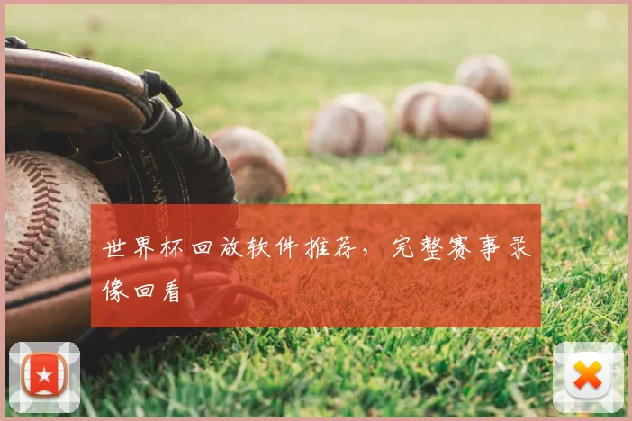 世界杯回放软件推荐，完整赛事录像回看