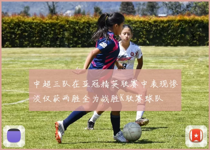 中超三队在亚冠精英联赛中表现惨淡仅获两胜全为战胜K联赛球队