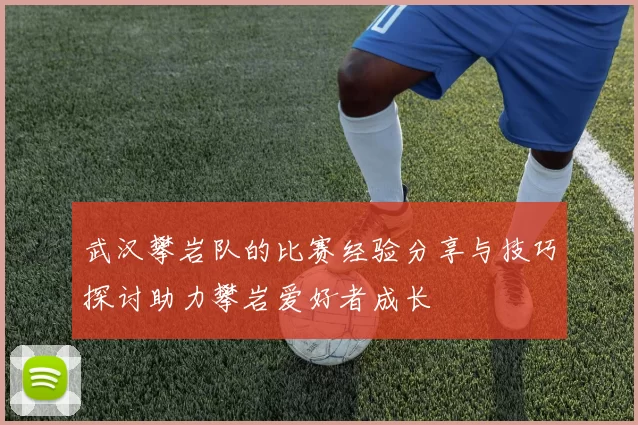 武汉攀岩队的比赛经验分享与技巧探讨助力攀岩爱好者成长