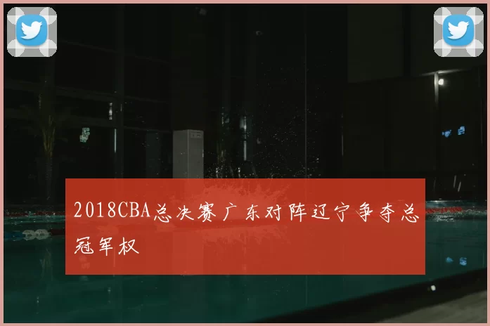 2018CBA总决赛广东对阵辽宁争夺总冠军权