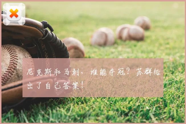 尼克斯和马刺，谁能夺冠？苏群给出了自己答案！